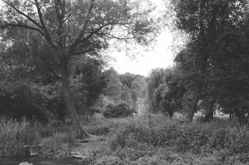 Hampshire, UK on black and white film.